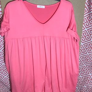 Charlotte Avery women’s pink dress with pockets (size XL)